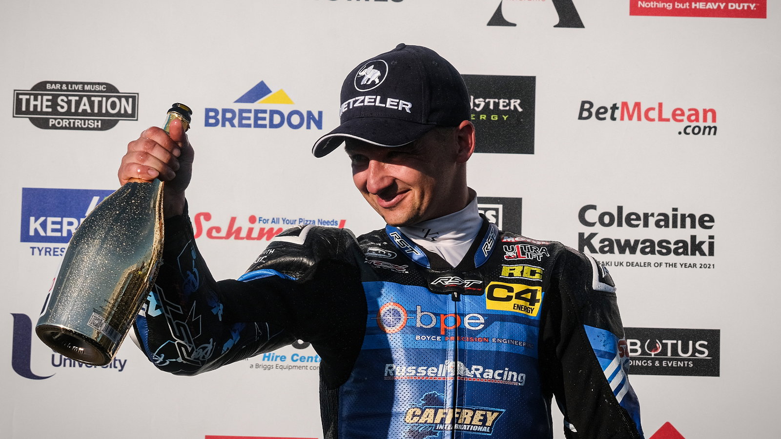 Richard Cooper, 2025 North West 200 podium.